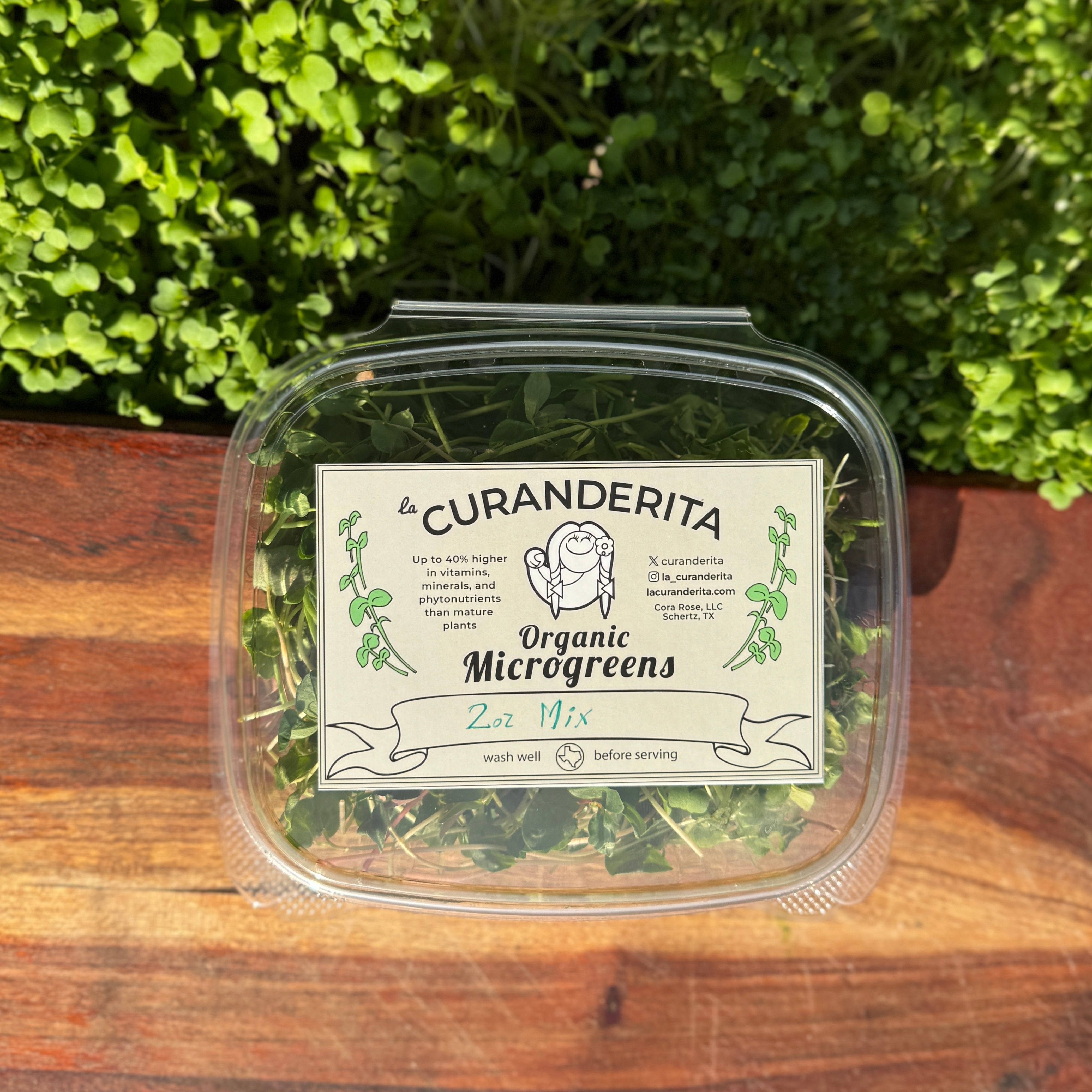 Organic Smoothie Mix Microgreens 2oz